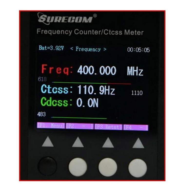 Surecom SF401 Plus 27Mhz-3000Mhz Radio Portable Frequency Counter Meter with