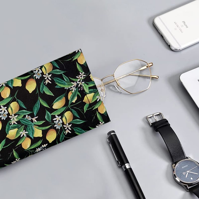 WOW DING 3 PACK Sunglasses Case, Eyeglasses Pouch for Women,