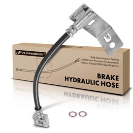 A-Premium Manguera hidráulica de freno de pasajero trasero compatible con Ford F-350 Super Duty 2017-2019, con goma EPDM y acero inoxidable, DOT y FMVSS 106 certificado, 1 unidad