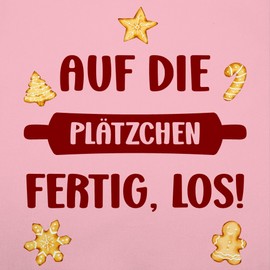 Shirtracer - Apron - Baking Apron - Adult - Auf die Plätzfertig Los, 2 Pink