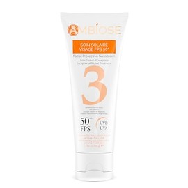 Protector Solar Facial Rejuvenecedor Ambiose, FPS 50, Efecto Mate, Hidratante, Rostro, Todo Tipo de Piel, Toque Seco, Uso Diario, Ultraligero, No...  