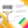 Antrader 6-Inch Wide Soft Tip Bristle Paint Brush Set of