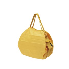 Marna Shupatto Compact Bag, Size S, Upgraded Version, Foldable Eco Bag, Shopping Bag, Durable, KARASHI Pattern (Mustard)