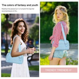 Mini Gym Bag for Women Girls Small Gym Tote Bag with Wet Compartment Waterproof Travel Duffle Bag Cute Workout Sport Bag (Blue)