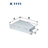 Filtron K1111 Filter, Innenraumluft