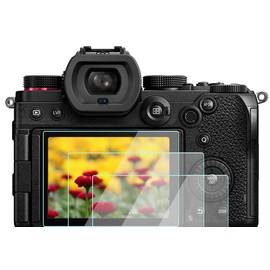 WH1916 S5 Screen Protector Compatible for Panasonic S5II S5IIX GH6 S5 G95 DMC-LX10 LX10 II FZ300, 9H Tempered Glass Anti-scratch Ultra-Clear (3 Packs)