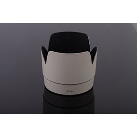 vhbw Lens Hood Plastic White/Grey for Canon L EF 70-200 mm f/2.8L IS USM as Canon 86