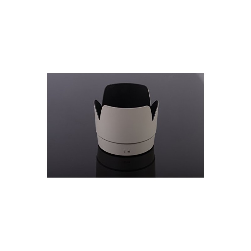 vhbw Lens Hood Plastic White/Grey for Canon L EF 70-200