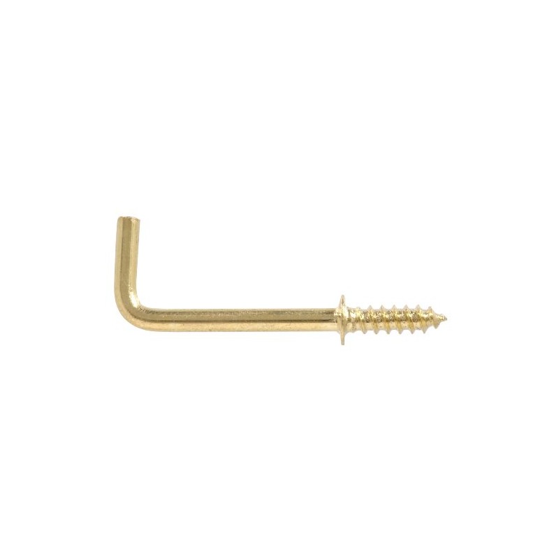 Hillman Hardware Essentials 852424 Shoulder Hook Brass 1" - 3