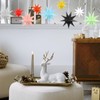 MECCANIXITY 6 Pcs Paper Star Lanterns 9-Pointed 12" Hanging Star