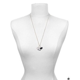 Delight Jewelry Resin White Lamb - Silvertone Class of 2026 Graduation Zoey Charm Necklace, 28"