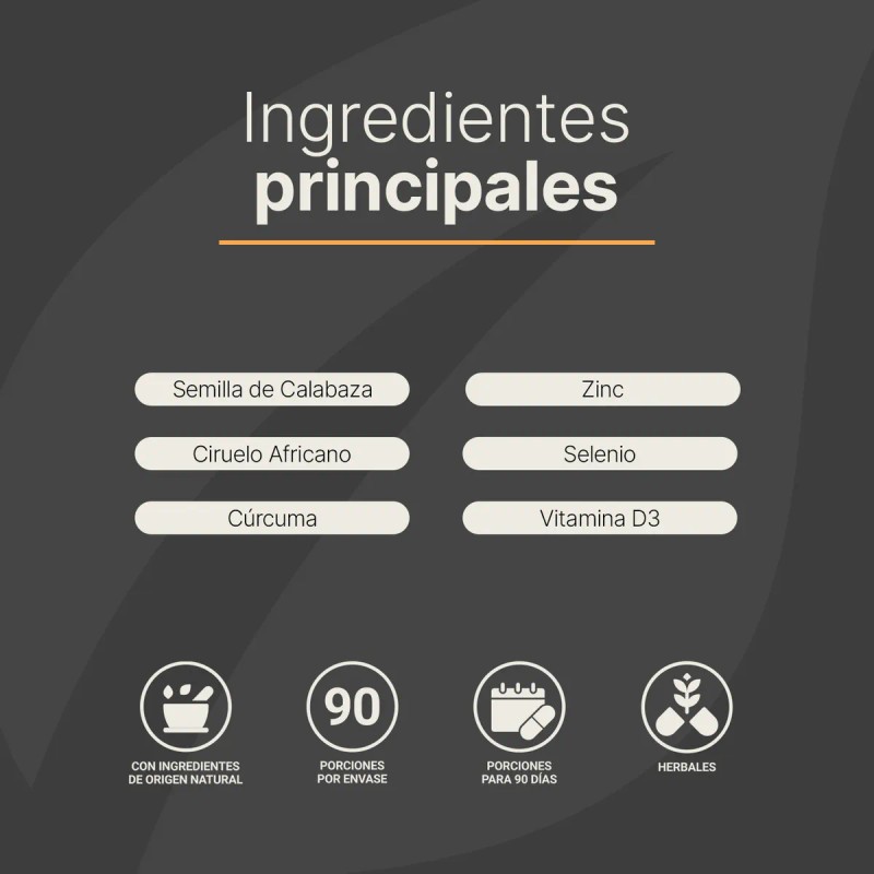 Suplemento Para La Próstata De 180 Cápsulas B Life Sabor