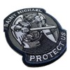 Polizeimemesshop St.Michael Textile Patch with Velcro – Police Patch –