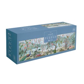 Interdruk - 1000 Piece Panoramic Puzzle for Adults - Secret Garden no. 3, Colourful Design