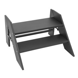 3 Step Folding RV Steps,Steps with Handrail, Step Ladder, Anti-Slip RV Stairs Outdoor, Pool Ladder Above Ground for Safety in and Out of RV, Camper, Mobile Home, Pool (2 Step)