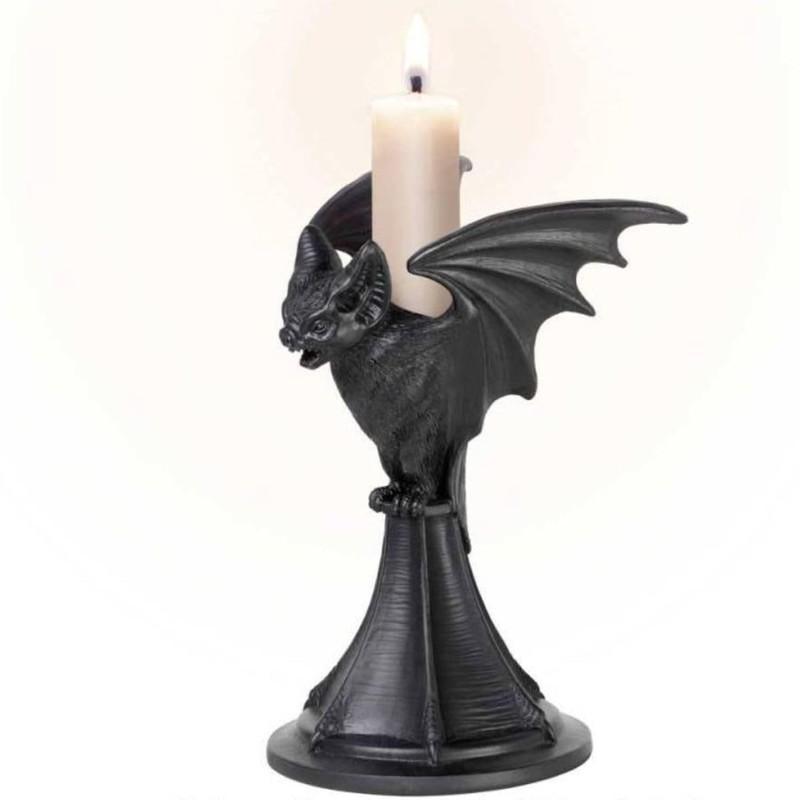 Vespertilio Candle Stick Alchemy England Resin Holder Silent Sentine Gothic