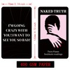 QCFQCF Love Oracle Cards,Naked Truth Oracle Deck,Soulmate Oracle Cards for