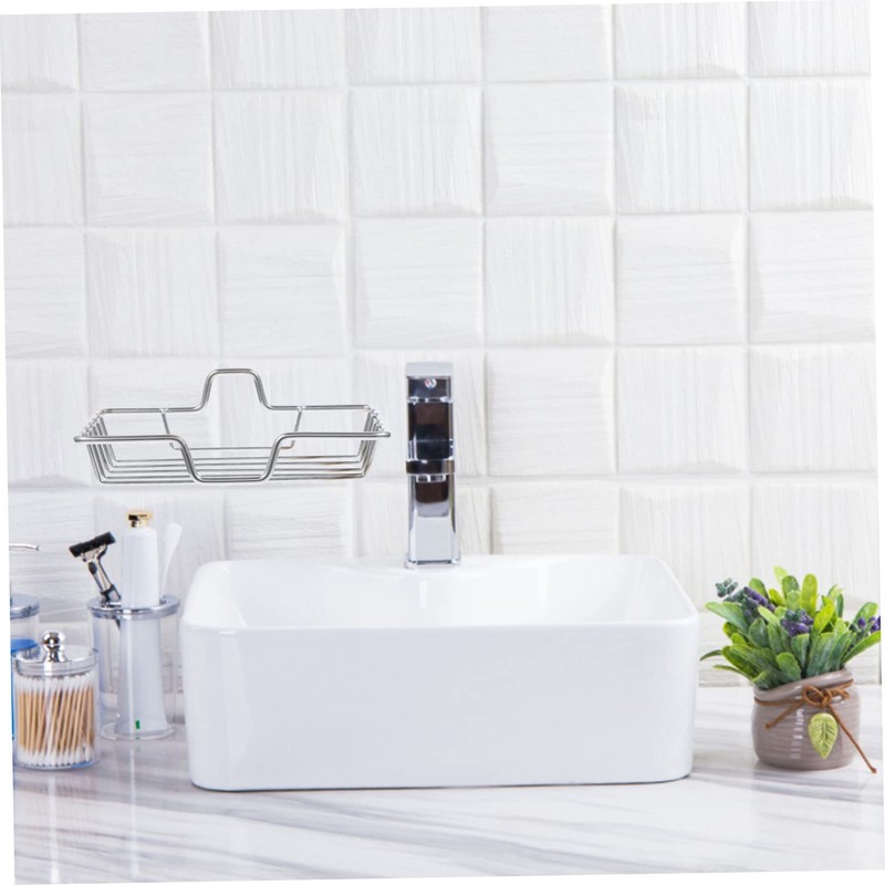 ABOOFAN 2pcs Stainless Steel Shower Soap Dish Holder Wall Mounted