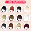 Leterly Bangs Hair Clip in Bangs,Thick French Bangs Clip in