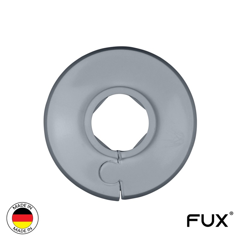 FUX Pack of 2 Single Heating Pipe Rosette 8 mm