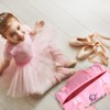 Pink Girls Ballet Dance Bag, Dancewear Storage Handbag Tote Crossbody