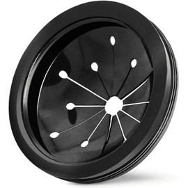 Black 3-Inch Sink Garbage Disposal Splash Guard, Rubber Baffle Cover for Whirlaway, Waste King, GE Models