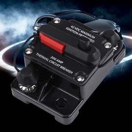 Disyuntor de Audio para Automóvil de 50A a 250A (Opcional) DC12V-42V con Reinicio Manual y Protección contra Sobrecargas (200A)