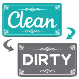 Dirty Clean Dishwasher Magnet,Dishwasher Sign Clean Dirty Sign Magnet for Dish Washer Refrigerator for Kitchen Organization and Storage Necessities