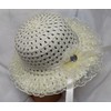 Cream Easter Hat Easter Bonnet Spring Hat Teaparty With Lace