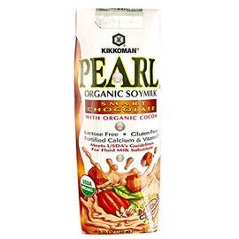 Kikkoman USA Organic Chocolate Soymilk, Dairy-Free & Low-Fat, 24 Pack of 8 fl oz, USDA Approved, Rich Creamy Flavor, Lactose-Free Alternative, Perfect for School Nutrition & Culinary Use
