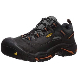 KEEN Utility Mens Boots Work Shoes, Black/Bossa Nova, 8.5 Wide US