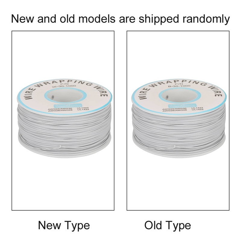 30AWG Electric Wire Roll, 200M PCB Solder Insulated Kynar Copper