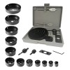 Broca Perforadora Sierra Kit 18pza Sacabocado Madera Copa Circular