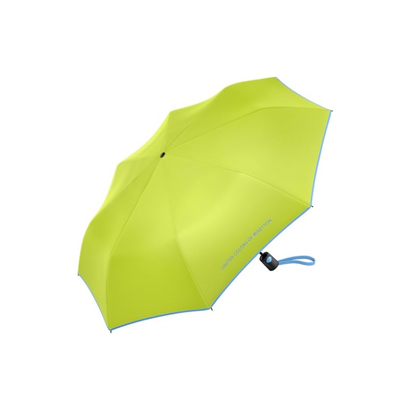 Benetton Mini AC Pocket Umbrella, Acid Lime, Compact