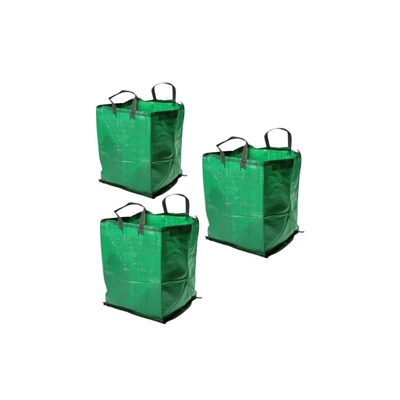 1x Heavy Duty Green Garden Waste Bags 120 Litre -