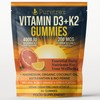 PURETREX Vitamin D3 + K2 Gummies – 4000 IU Vegan