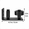 Barn Door Floor Guide for Sliding Doors – Black Anti-Sway