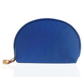Kososuru - Bolsa de maquillaje pequeña para bolso portátil, impermeable, bolsa de maquillaje de viaje para mujer, Azul, Nailon