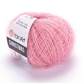 Yarnart Christmas Fantasy Sparkly Knitting Yarn, Me tallic Yarn, Sparkle Yarn, Shiny Yarn, Eyelash Yarn, 100% Polyamide, 1.76 Oz, 155 Yds, 50 Grams, Amigurumi Yarn (47)