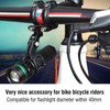 Flashlight Holder,Universal Bike Bicycle Flashlight Holder,Handlebar Flashlight Holder,Bike Torch Mount