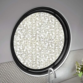 Autotech Park Precut Circle Window Film, Pebble Design, Self Static Adhesive Cling, 20 inch Diameter