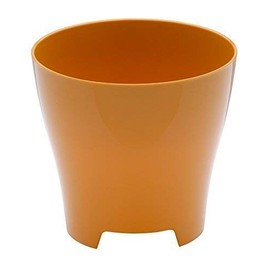 Plastia Luna Flower Planter, Smart Indoor Planter, Diameter 30 cm (Diameter 18 cm, Honey)
