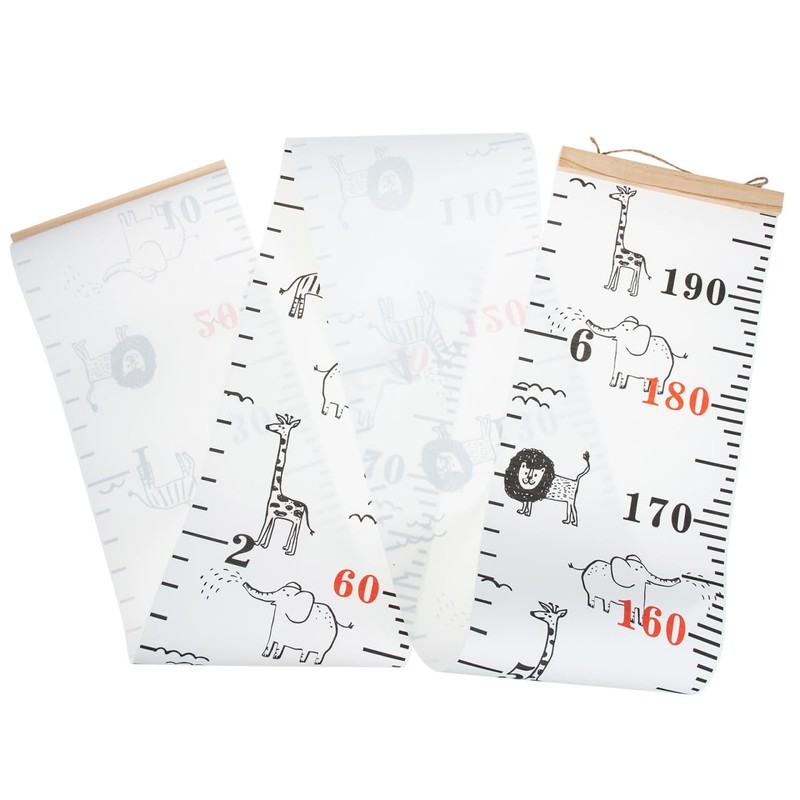 Kisangel Kids Growth Chart 20x200cm Cloth Wall Decal for Kids
