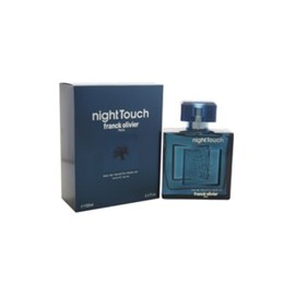 Franck Olivier Eau De Toilette Spray for Men, Night Touch, 3.4 Ounce