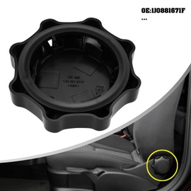 YINETTECH 2pcs Car Seat Adjustment Knobs 1J0881671F Compatible with VW Beetle/Bora/Golf/Polo/Passat/Caddy/Jetta MK4
