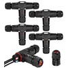 Cexovo Pack of 4 Cable Connectors Waterproof 3-Pin IP68 Underground