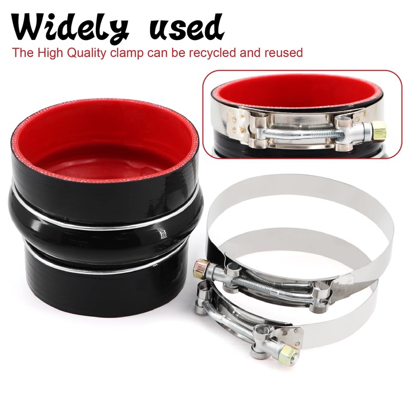 High Performance Straight Silicone Hump Coupler Reducer ID 4 to