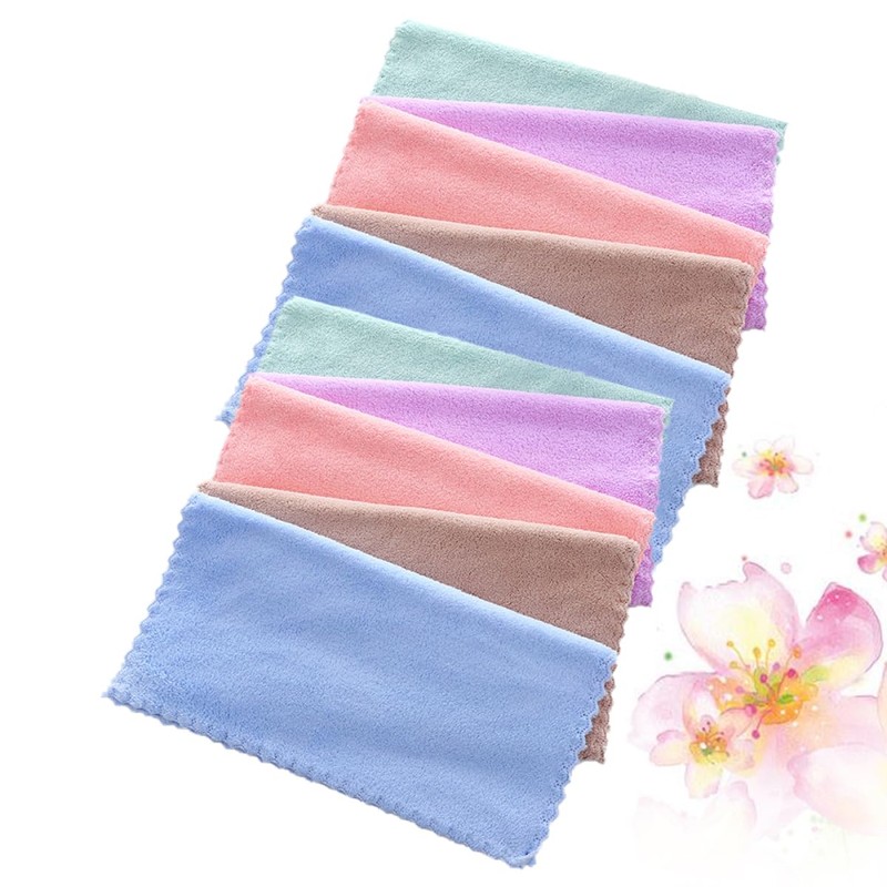 Gogogmee Microfiber Face Cleanser Towel 10 Pack Soft Makeup Remover