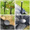 200x Grass Pegs Lawn Turf Weed Mat Plastic Pins Stakes
