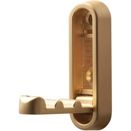 1PC Foldable Wall Hooks -Fold Zinc Zlloy Coat Hooks for Closet , Door & Bathroom | Heavy Duty Folding Hangers for Hanging Coats, Belts, Backpacks, Towels | Space-Saving Wall Hook Set (Gold, 1Pack)